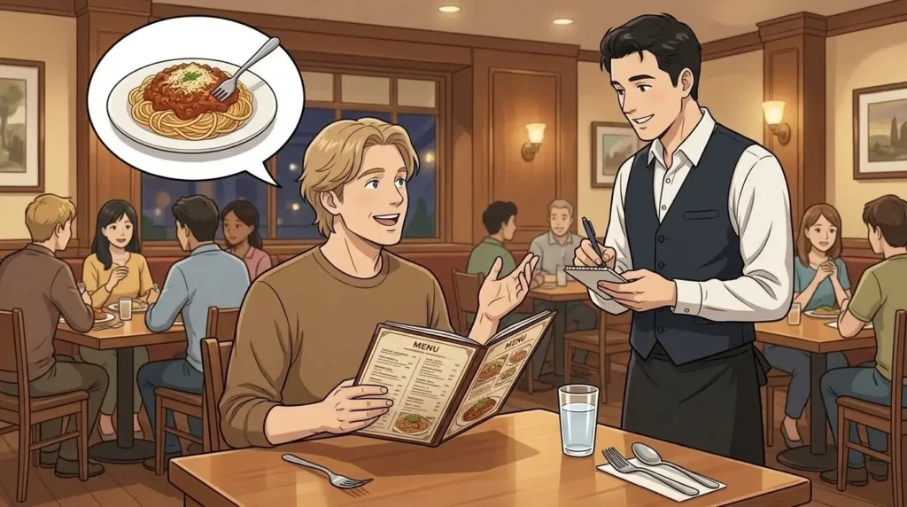 order food in Japanese