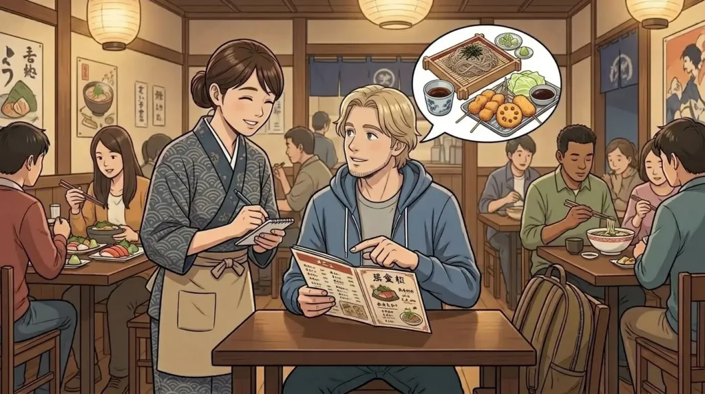 order food in Japanese